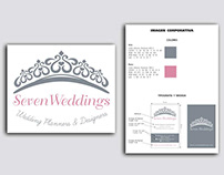 Logo e imagen corporativa - Seven Weddings
