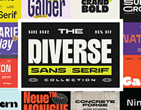 The Diverse Sans Serif Collection - 95% Off!