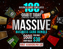 100 Massive Business Card Bundle