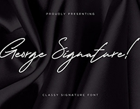 George Signature Font