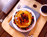 Pancakes with Fruits