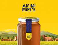 Amimi Miel honey bottle