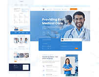 Medical Website Landing page