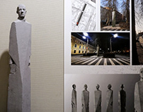 Проект памятника Николаю Гумилеву.