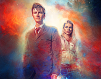 Doctor Who S2 Steelbook Digital Painting.