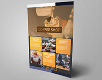 Coffee shop flyer