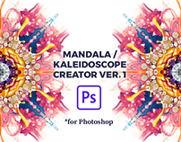 Kaleidoscope / Mandala Generator for Photoshop PSD