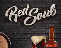 Rótulo de Cerveja - Red Soul
