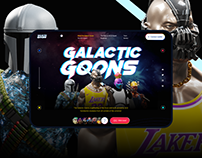 Galactic Goons | UX/UI design & Landing page for NFT