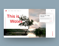 Visit Wales Landing Page