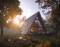 CGI: Forest house