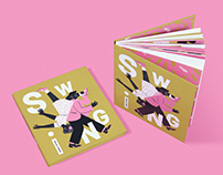 swing. the home of happy feet | book design