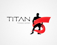 Logo for fitness center "Titan"