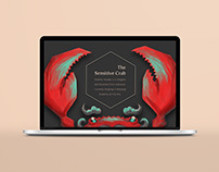 The Sensitive Crab Website Design