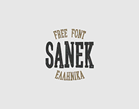Sanek // Free Typeface
