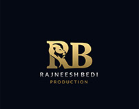 Rajneesh Bedi Music Company logo Design