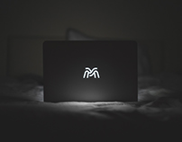 Macbook Logo Mockup