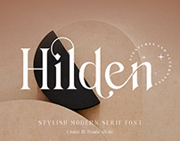 HILDEN stylish modern serif font