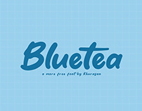 Bluetea Display Font
