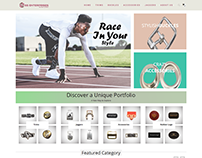 Shoe Startup Website Design