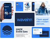 Waveinn Hotel Brand Identity Design