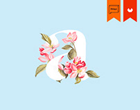 36 Days of type - Flower alphabet