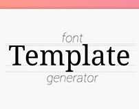 Font Template Generator - Free tool for font designers