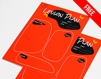 Red Student Lesson Plan - free Google Docs Template