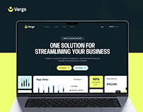 Vergo- Fintech SaaS Website Design