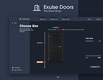 Door Shop UX/UI Design - Exulse Webdesign