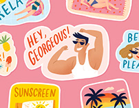 Summer Mood Stickers | Viber