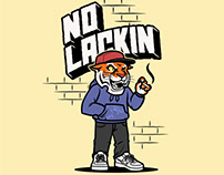 No lackin. Tiger character. Mascot design
