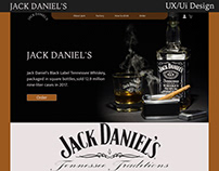 Jack Daniel's UX/UI Design