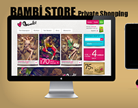 Bambi Store Web Design