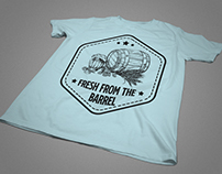 Barrel t-shirt Design