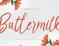 FREE | Buttermilk Font