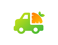 grocery logo design grocery truck