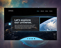 SPACE Landing Page | UI/UX