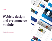 Rapa - Website design and e-commerce module
