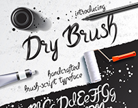 Dry Brush FREE typeface