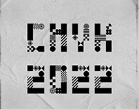 CMYK typeface