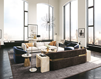 Classic Modern Living | corona render