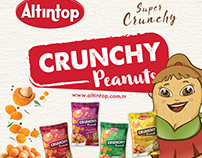 Altıntop Crunchy Peanuts Packaging Design