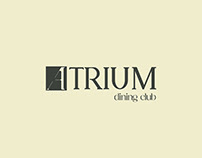 Atrium Dining Club Brand Identity
