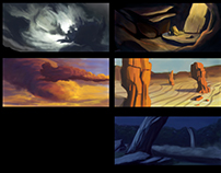 1 Hour Environment Sketches