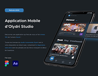 Refonte de l'application Olydri Studio