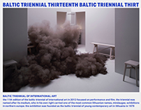 Baltic Triennial Website