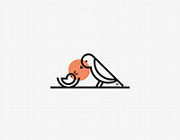 Bird family logo design