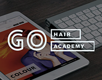 Go Hair Academy. Website Design.