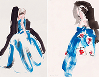 INK / Haute Couture Shows illustrations SS23